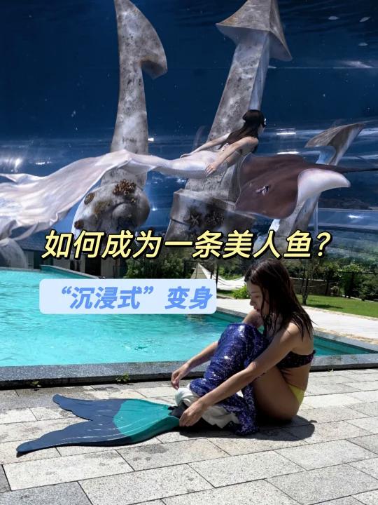 原来美人鱼的鱼尾巴是这样穿的!