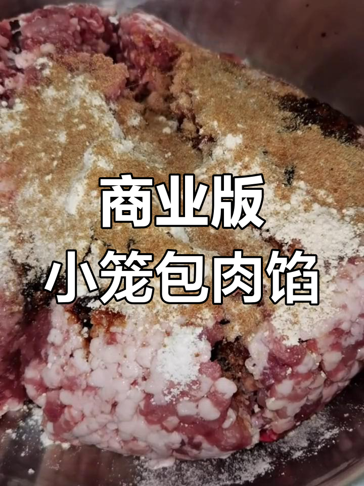 小笼包万能肉馅配方,轻松做出美味小笼包