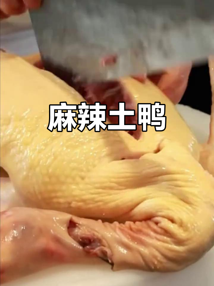 洪雅土麻鸭，辣味十足，藤椒油增添独特香气