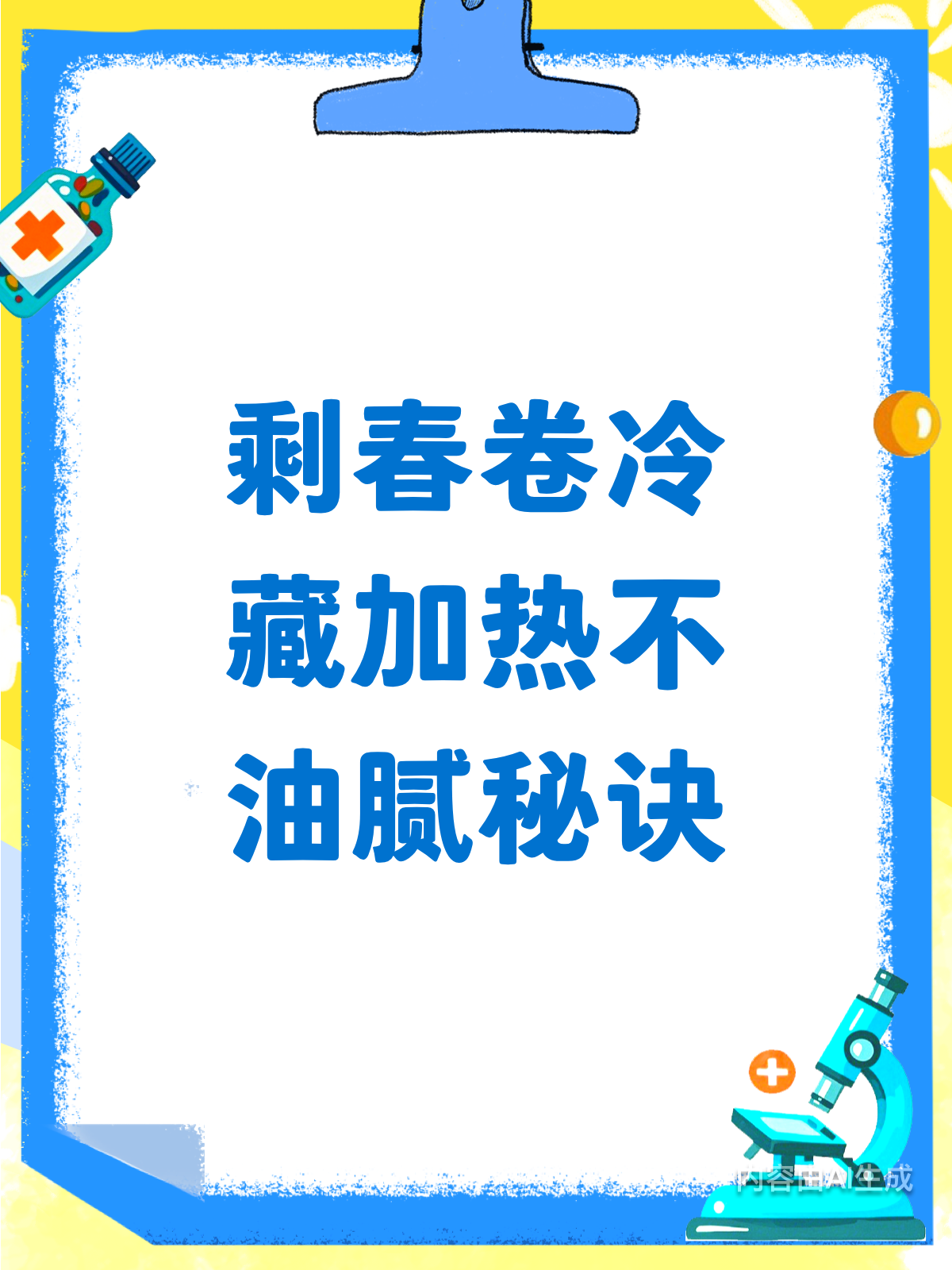 剩春卷冷藏后怎么加热?这样做不油腻!