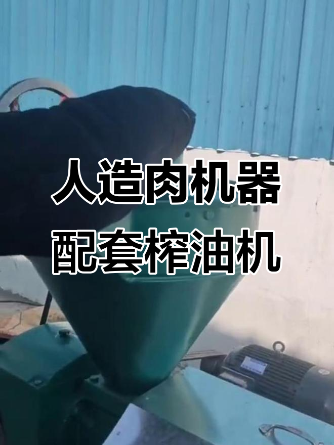 人造肉机与榨油机的完美搭配，轻松做出美味牛排和豆皮
