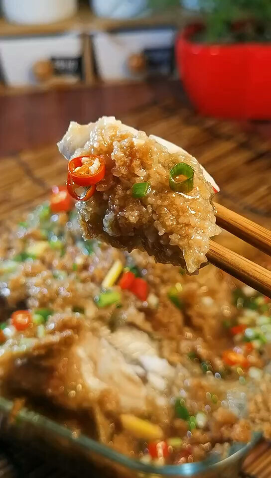 粉蒸黄古鱼 肉质细腻,好吃简单操作