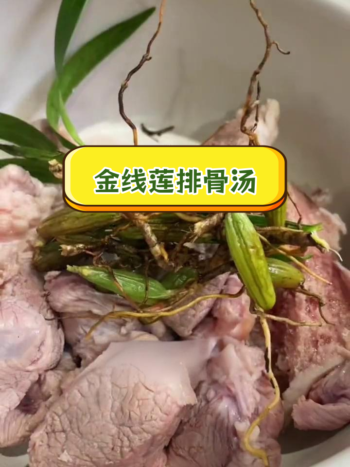 熬夜必备,金线莲排骨汤助你恢复元气