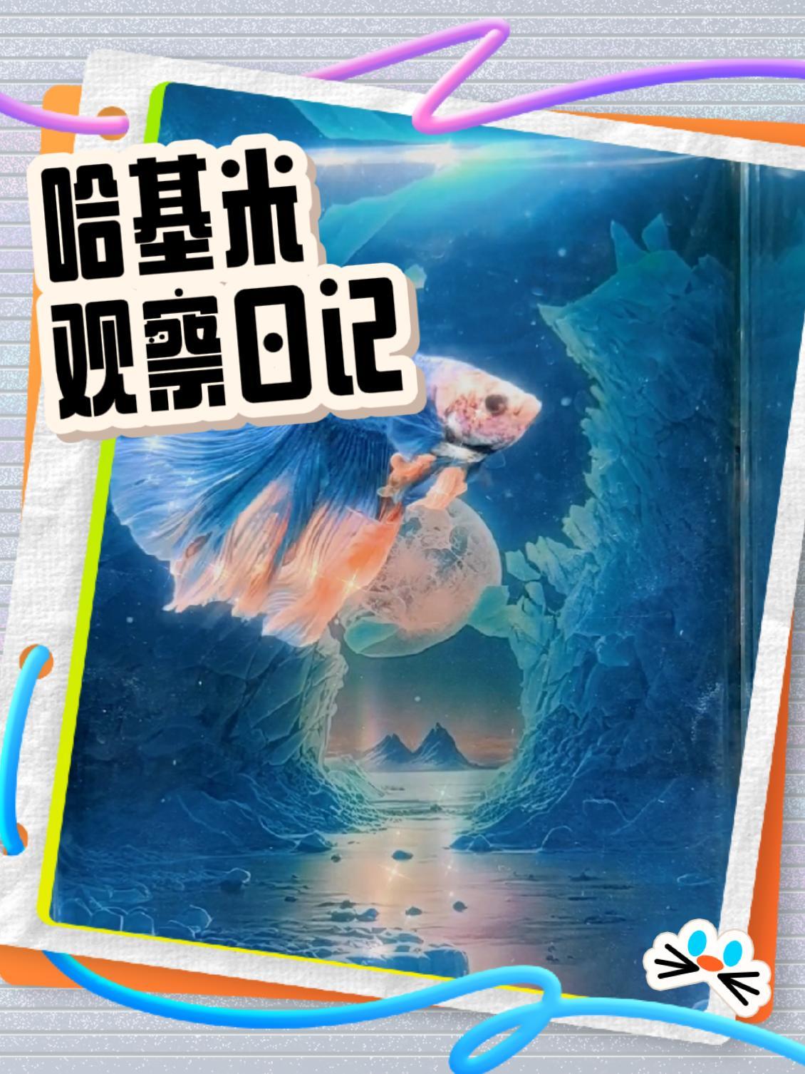 百变背景 鱼缸造景 泰国斗鱼欣赏 治愈世界治愈你