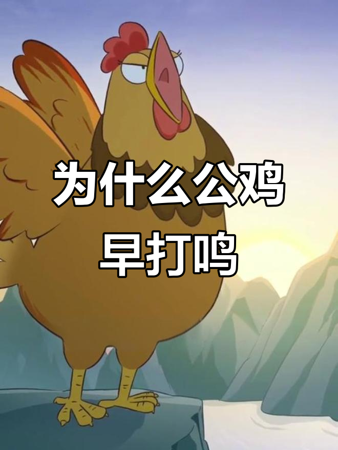 公鸡打鸣的真正原因,竟然是为了宣誓地位!