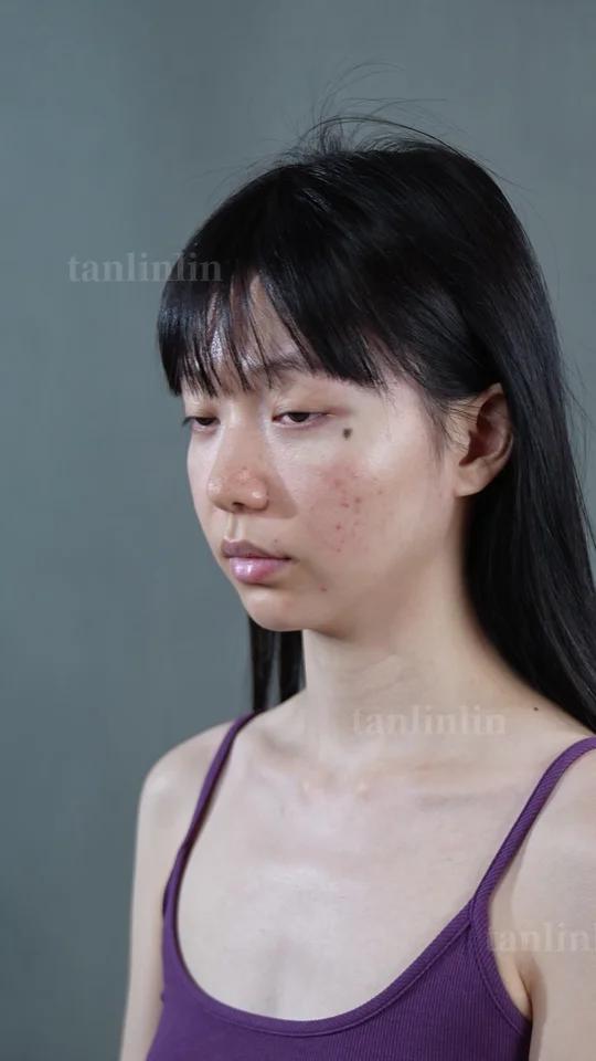 疲态脸微调后 像小松菜奈了吗