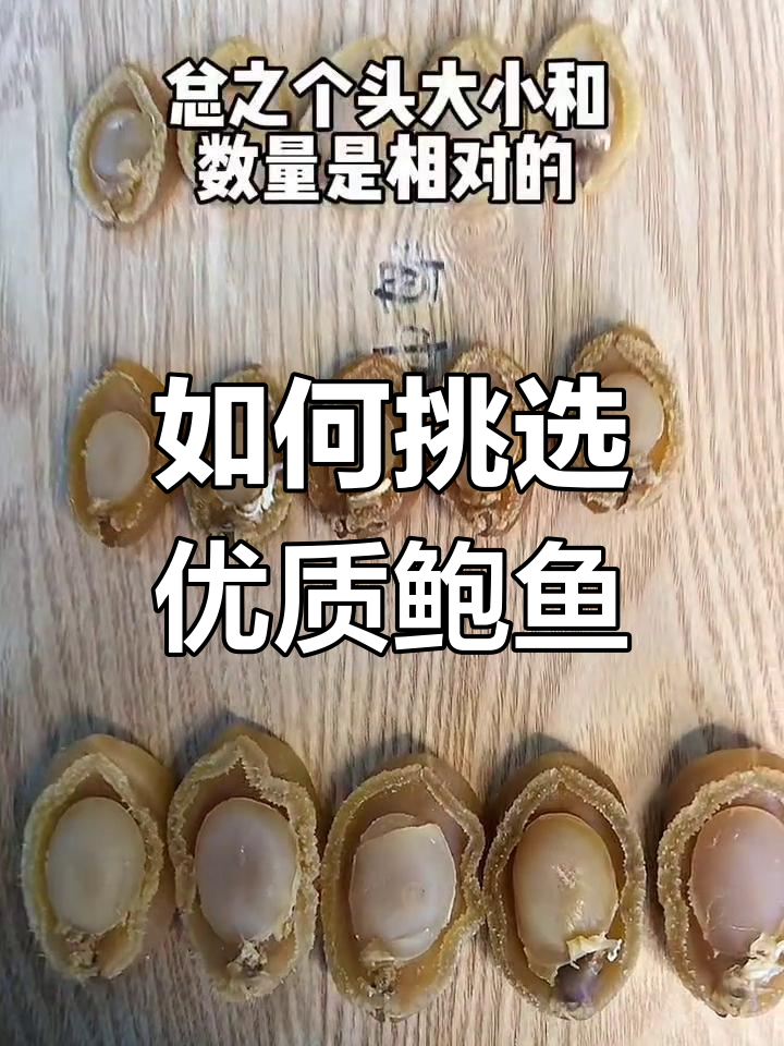 鲍鱼头数与品质的关系解析