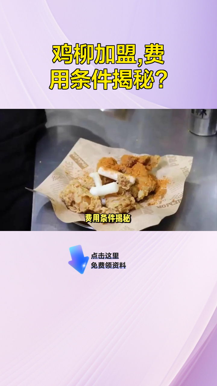 鸡柳加盟,费用条件揭秘?