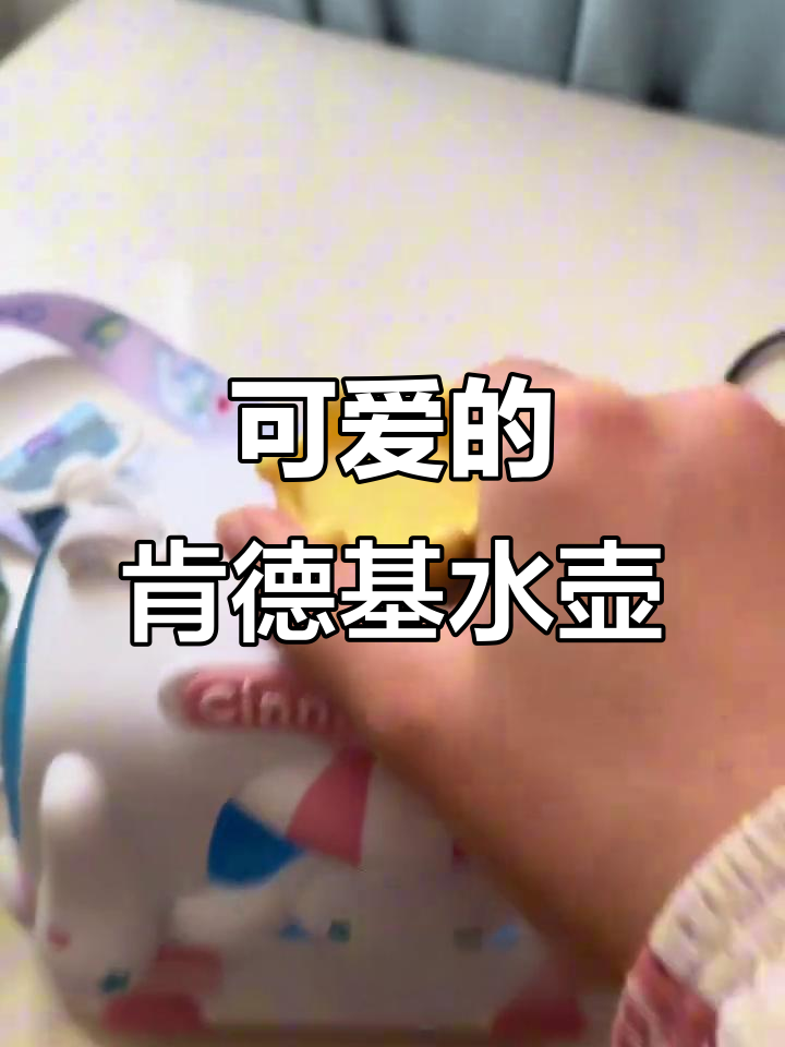 肯德基玉桂狗水壶,超可爱但使用有点麻烦