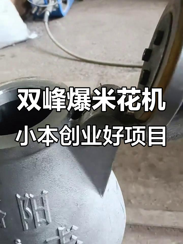 2025年新款双峰爆米花机,轻松创业摆摊新选择