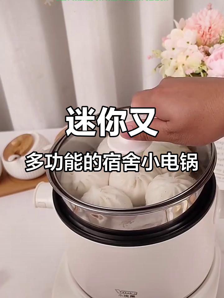 小浣熊宿舍电煮锅,1至2人迷你多功能火锅煮面神器