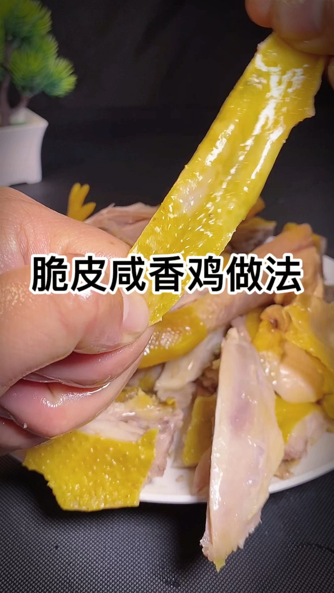 脆皮咸香鸡教程
