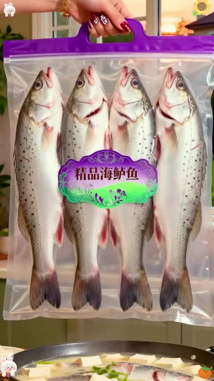精选新鲜海鲈鱼#海鲈鱼 #年货节 #鲈鱼鲜虾煲 #过年美食 #鲈鱼做法