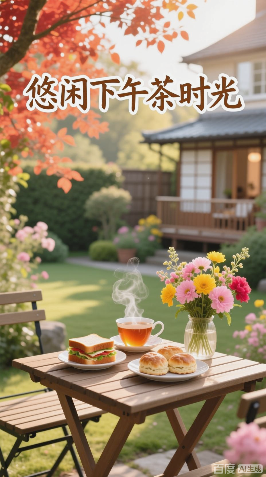 下午茶时光,悠闲快乐风景