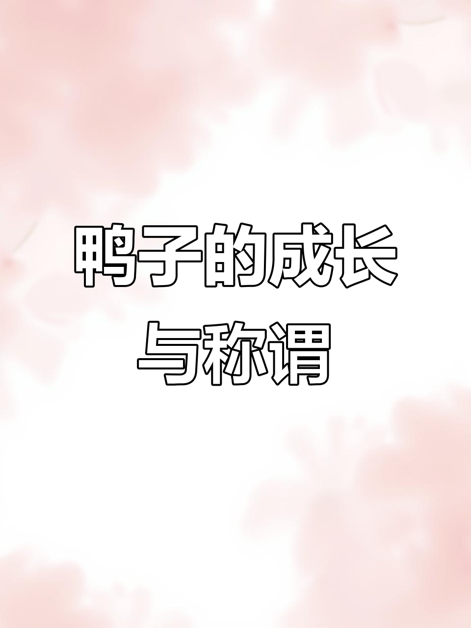 小鸭子和成年鸭子怎么称呼?英语告诉你!