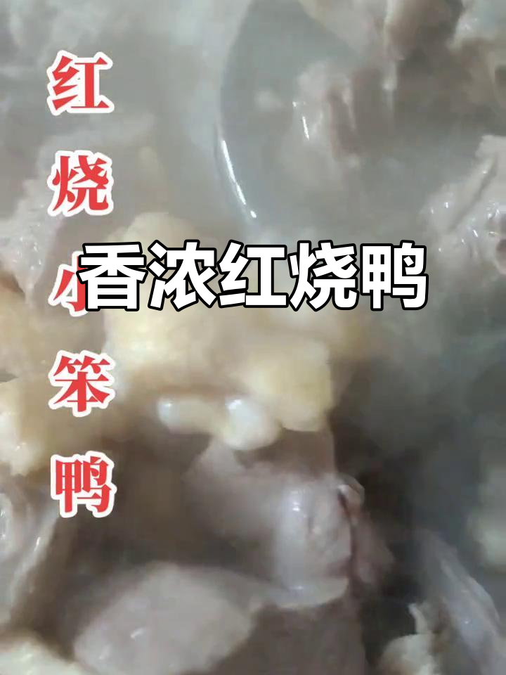 红烧小笨鸭,香气扑鼻,一起动手做吧!