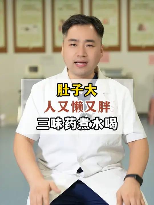 肚子大，人又懒又胖，三味药煮水喝
