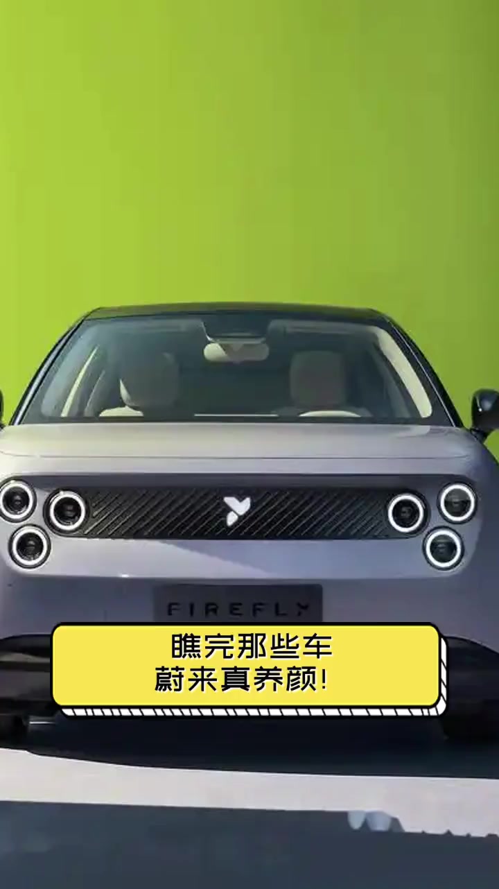 瞧完那些车,蔚来真养颜!