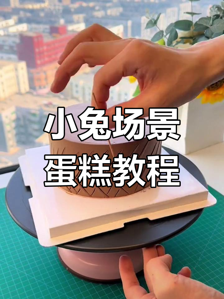 创意小兔子蛋糕制作,轻松做出网红爆款