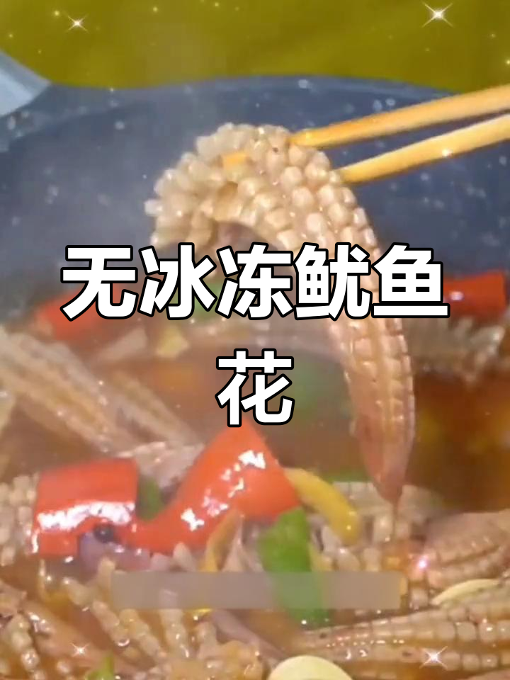 新鲜鱿鱼花冷冻海鲜火锅食材