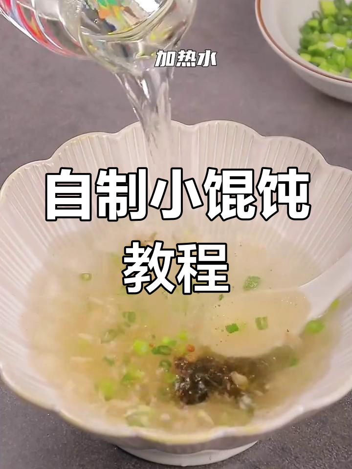 家庭自制小馄饨,简单又美味,随吃随取超方便