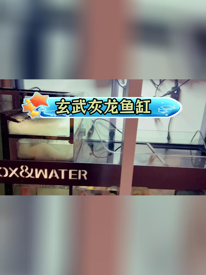 博特玄武灰鱼缸,尺寸100×500×1550