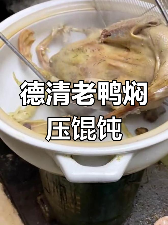 老鸭与笋干炖出美味,砂锅馄饨汤鲜香四溢