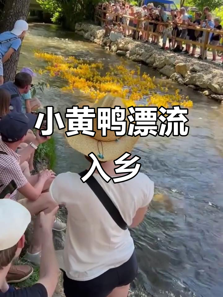 小黄鸭漂流大赛:500块打造万人打卡地,公平又刺激