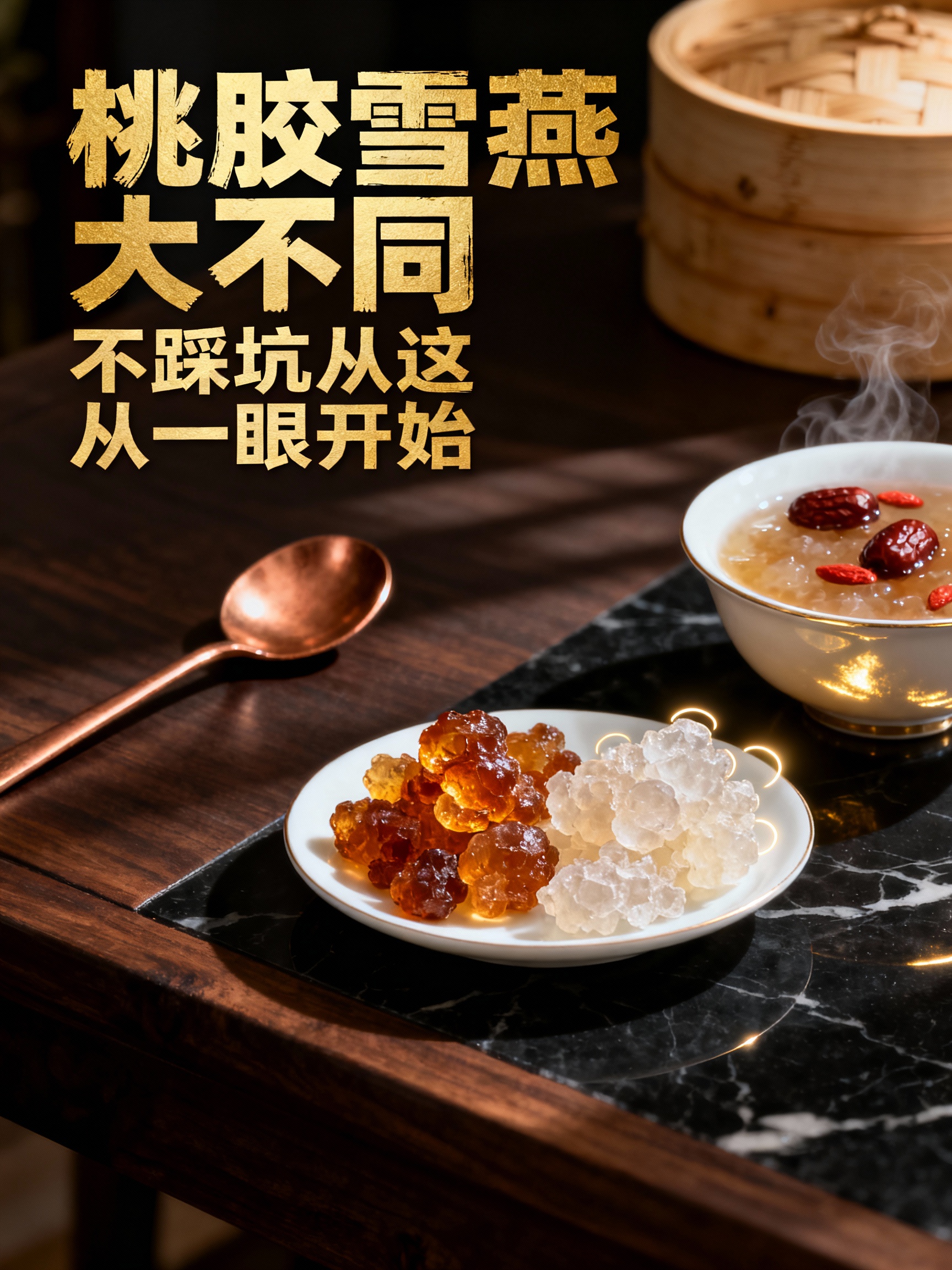 桃胶雪燕大不同,一眼识别不踩坑
