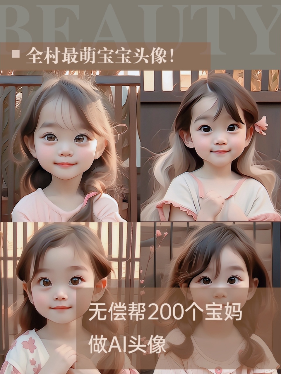 超可爱的卡通萌宝头像