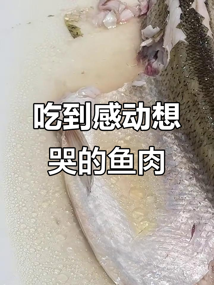 这道鱼让我吃哭了,口感像少女肌肤一样细腻