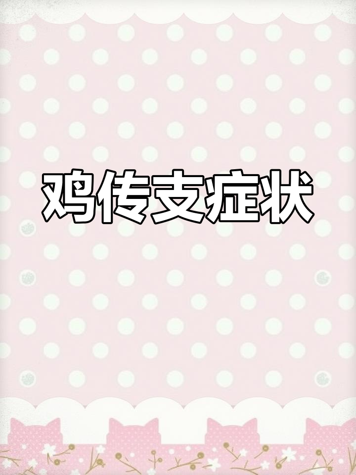 鸡传染性支气管炎的症状与防治