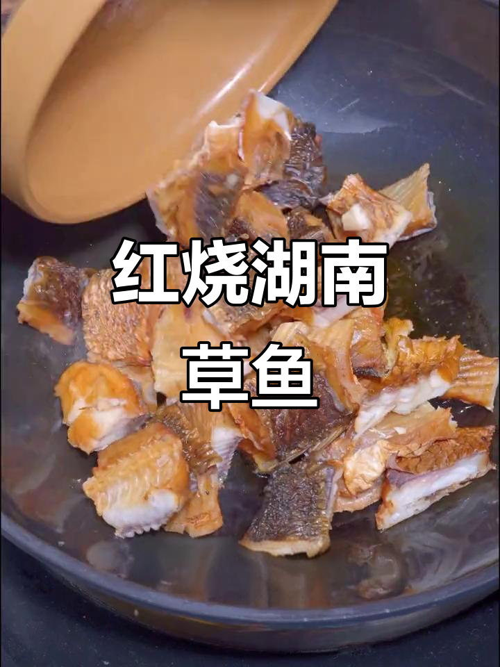 湖南草鱼块,干饭必备!红烧辣味十足