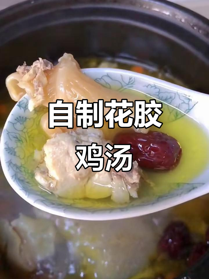 花胶鸡汤,轻松在家做,营养满满又美味
