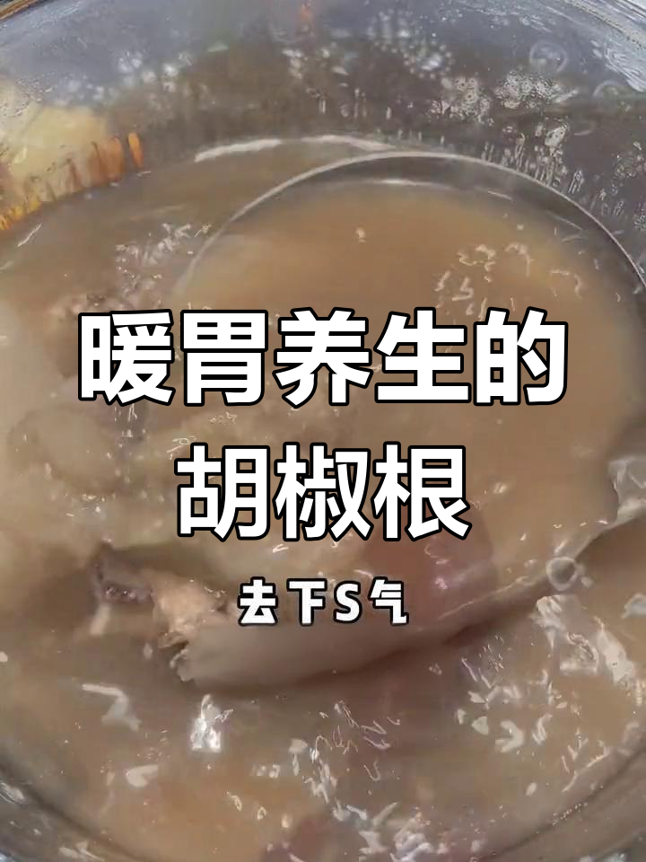 胡椒根黑豆汤,暖胃又养生