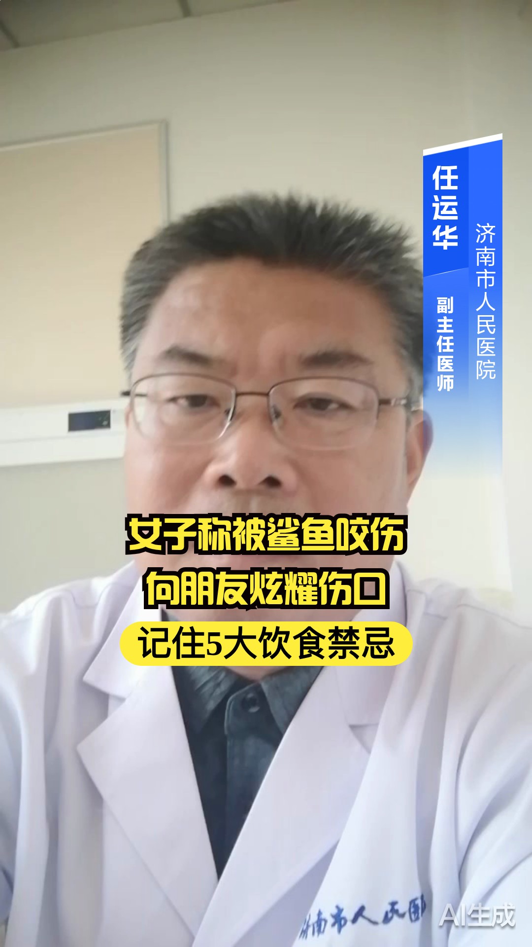 女子称被鲨鱼咬伤向朋友炫耀伤口，记住5大饮食禁忌