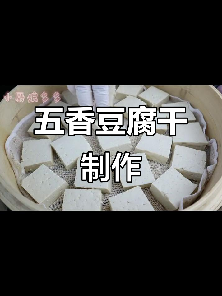 自制五香豆腐干,劲道十足,比外面卖的好吃多了