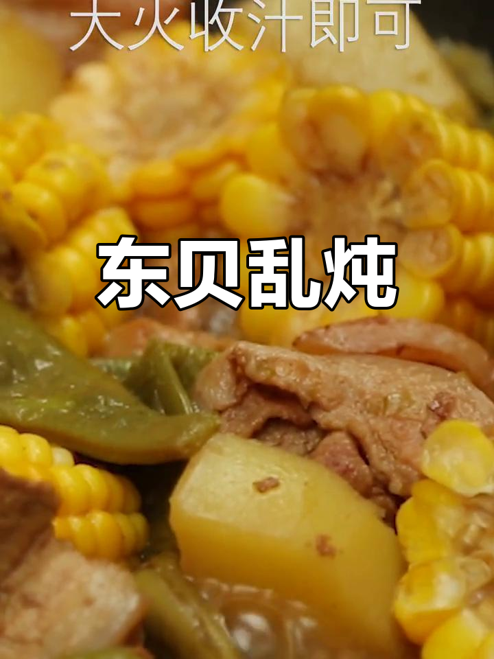 东北风味东贝乱炖,豆角土豆大集合