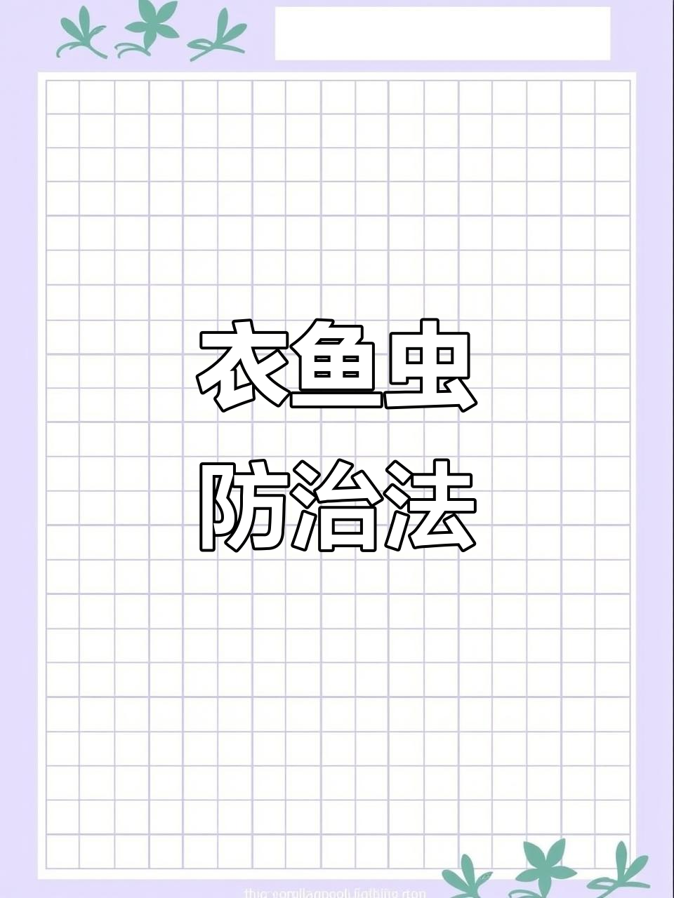 衣鱼虫夜间活跃，繁殖迅速，家中清洁与杀虫是关键