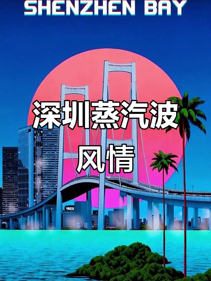 深圳的蒸汽波魅力,独特城市风格