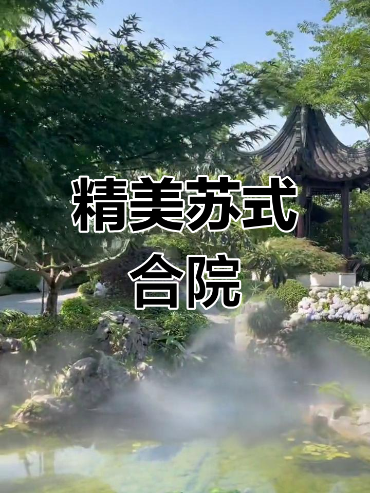 传统苏式庭院,精装两层设计,带电梯和天体花园