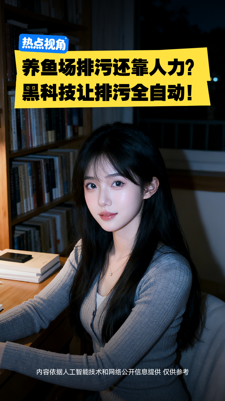 养鱼场排污还靠人力?黑科技让排污全自动!