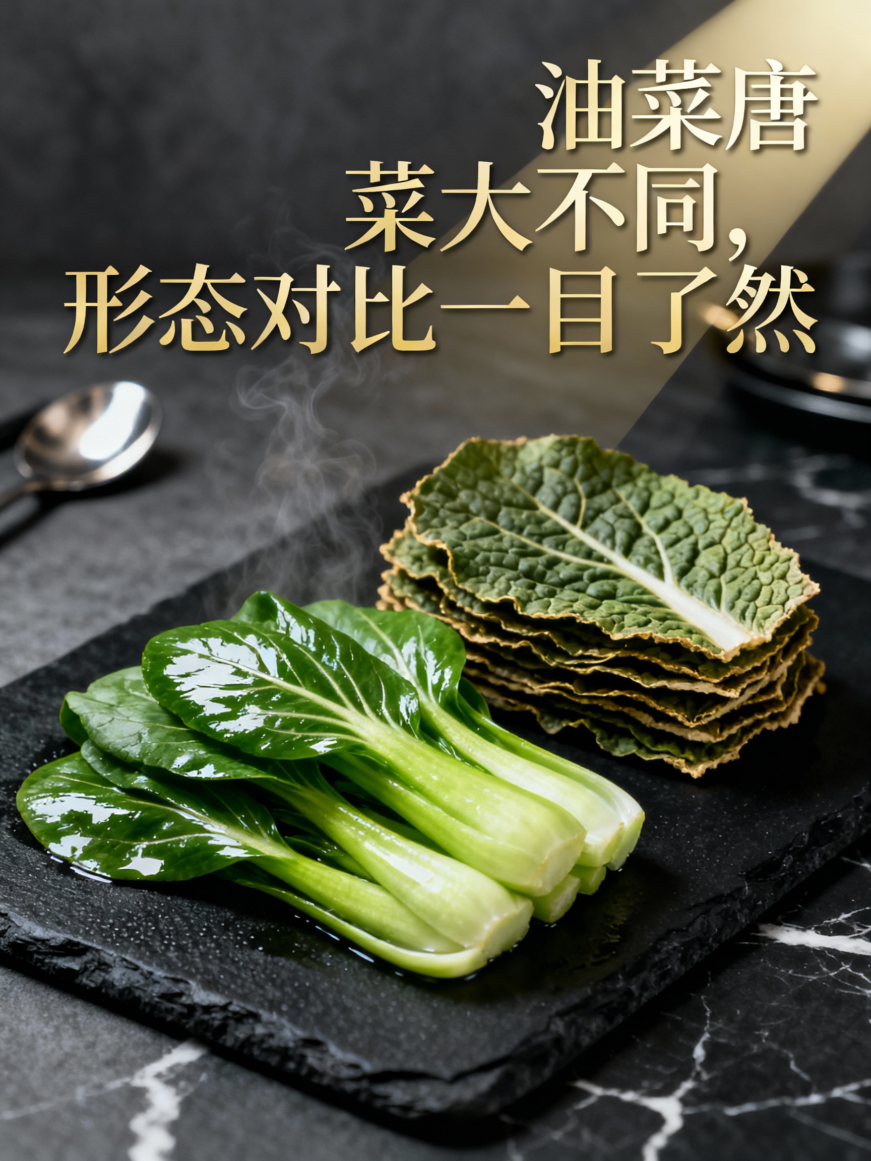 油菜唐菜大不同,形态对比一目了然