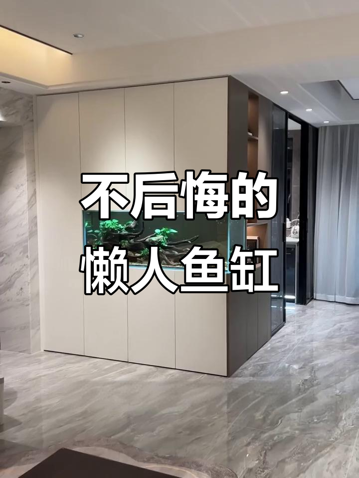 9个月使用下来，这个懒人鱼缸柜真香！设计细节全揭秘