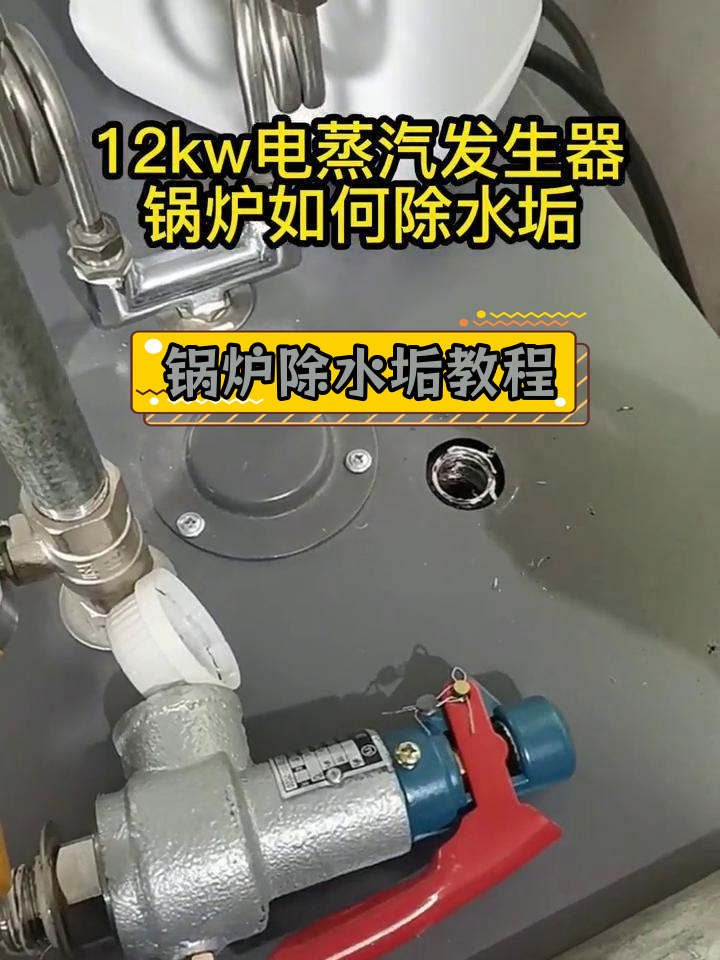 电蒸汽发生器锅炉除水垢全流程