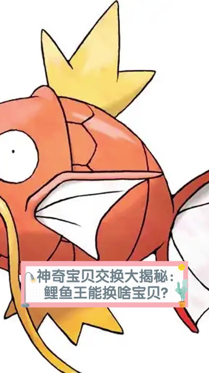 神奇宝贝交换大揭秘:鲤鱼王能换啥宝贝?