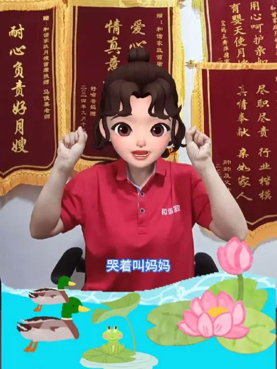 和谐家政「太阳」乔老师分享手指谣&迷路的小花鸭「色」有情节的手指谣,孩子在学唱的时候,能跟