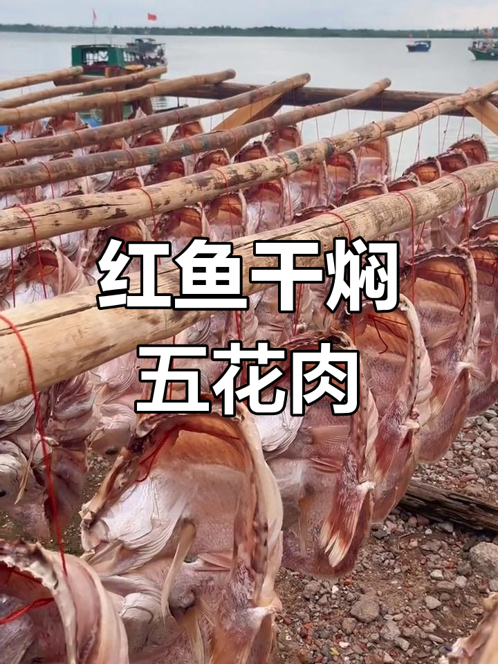 海南特产红鱼干,咸香开胃搭配五花肉