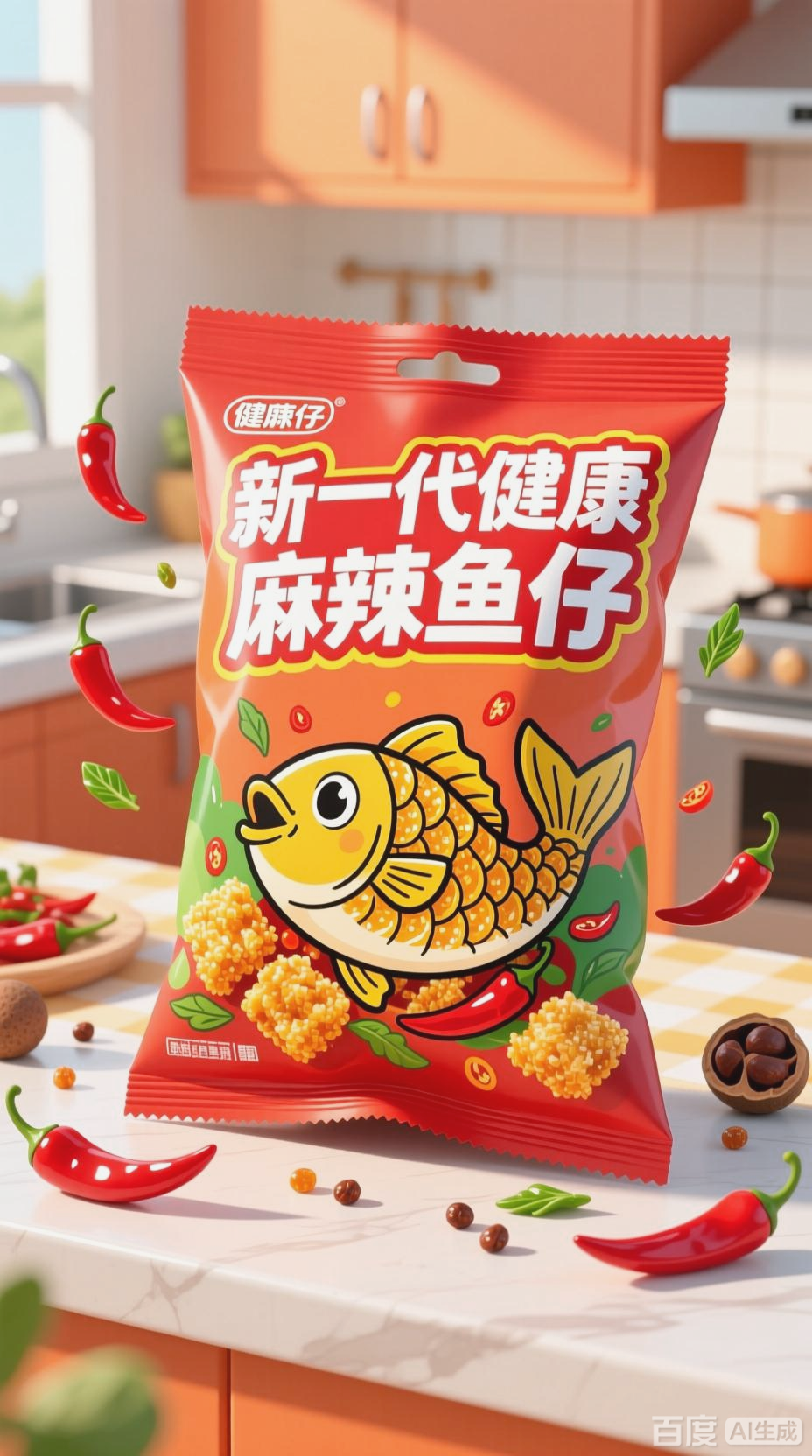 新一代健康麻辣鱼仔,鲜香不上火