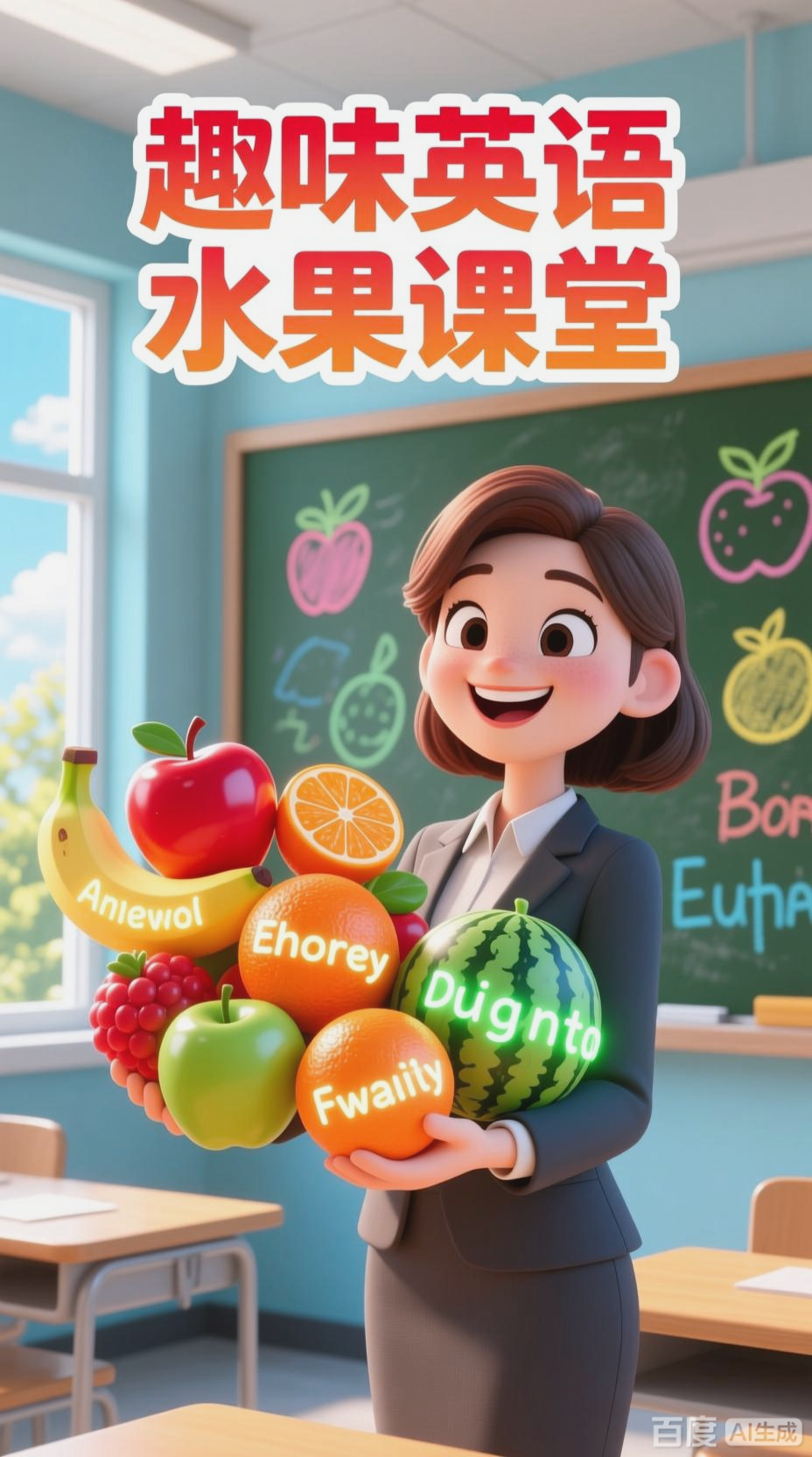 三年级英语：水果蔬菜词汇